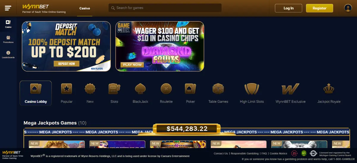 WynnBet casino site